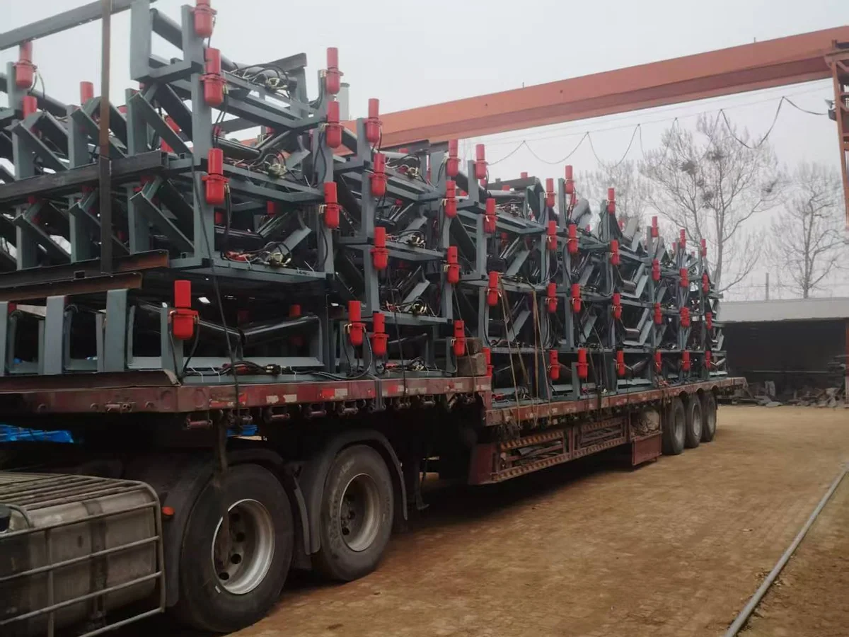 Huadian Xiangyuan Conveyor Component Supply — DTII(A) B1200 — Hydraulic belt tracking devices, pulleys and idlers